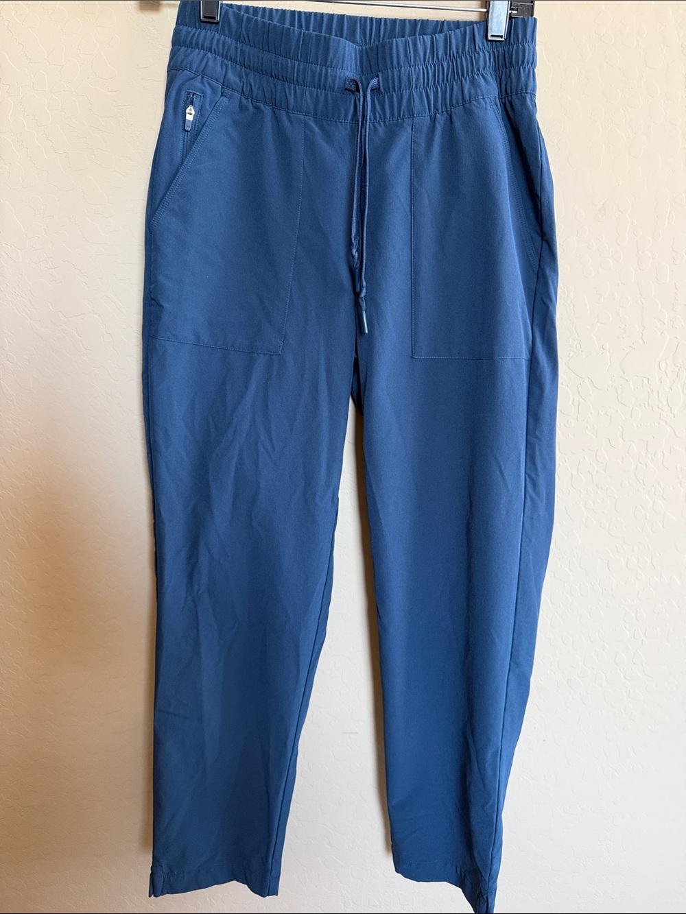 Adidas Womens Golf Drawstring Pants in Blue